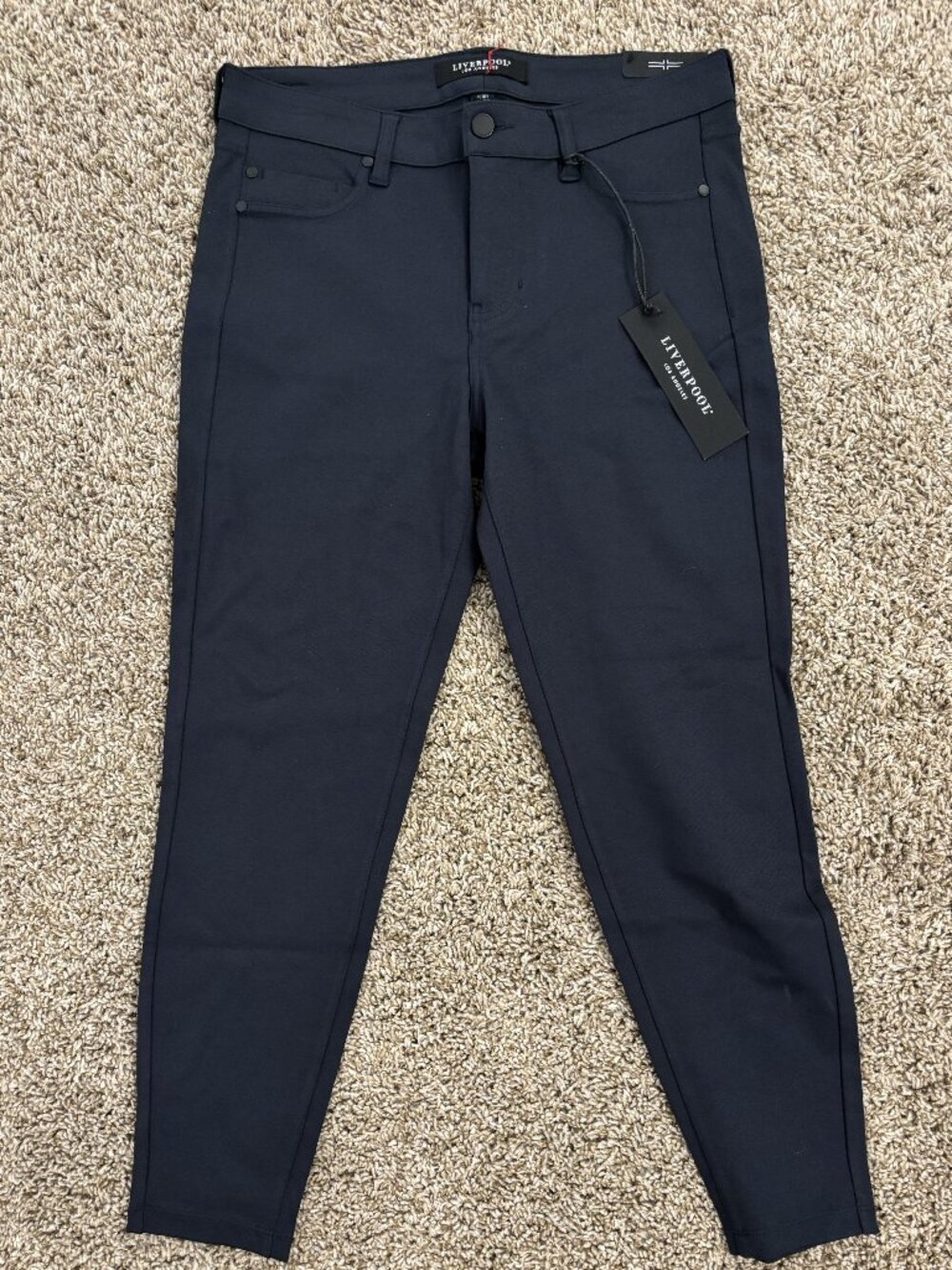 Liverpool Dark Knight (navy) Pants.  Petite 8/29- NEW